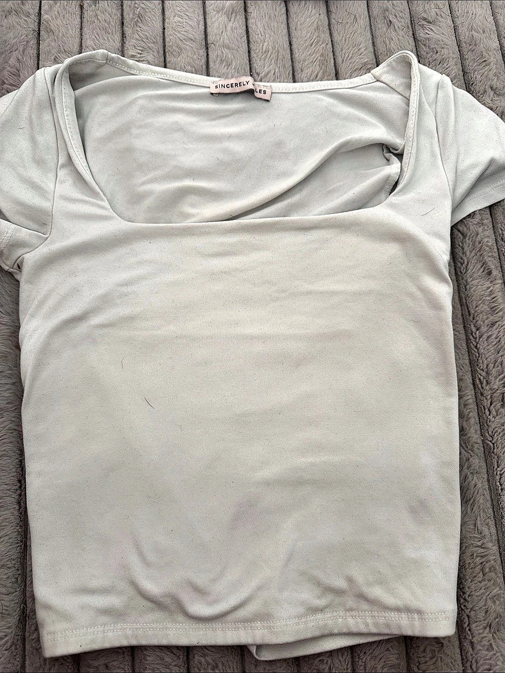 J.Crew Short Sleeve Top in White Size XS